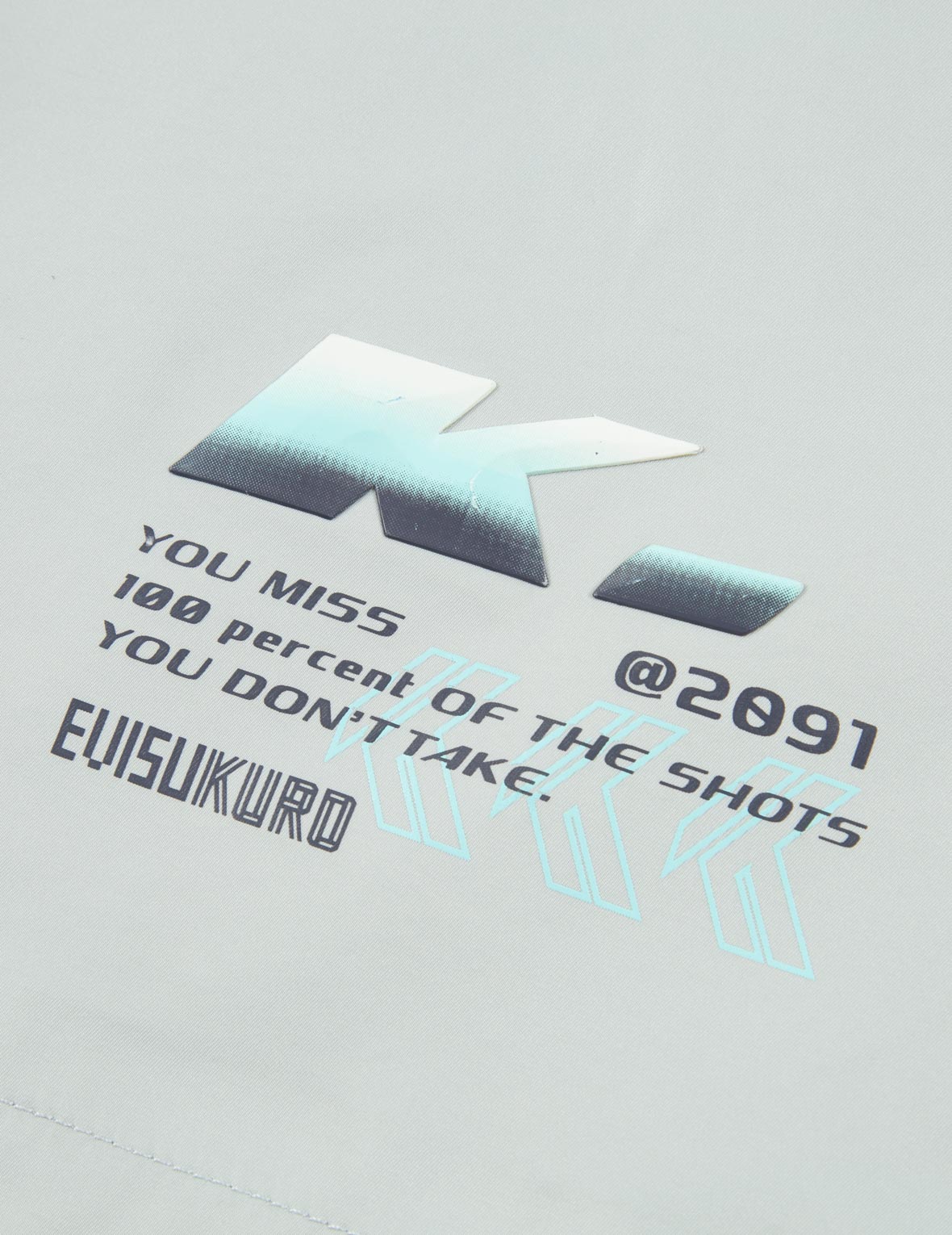 Logo Tape Padded Windbreaker Jacket