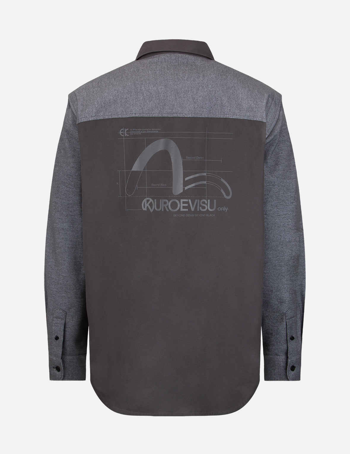 Seagull Print Multi Pocket Shirt