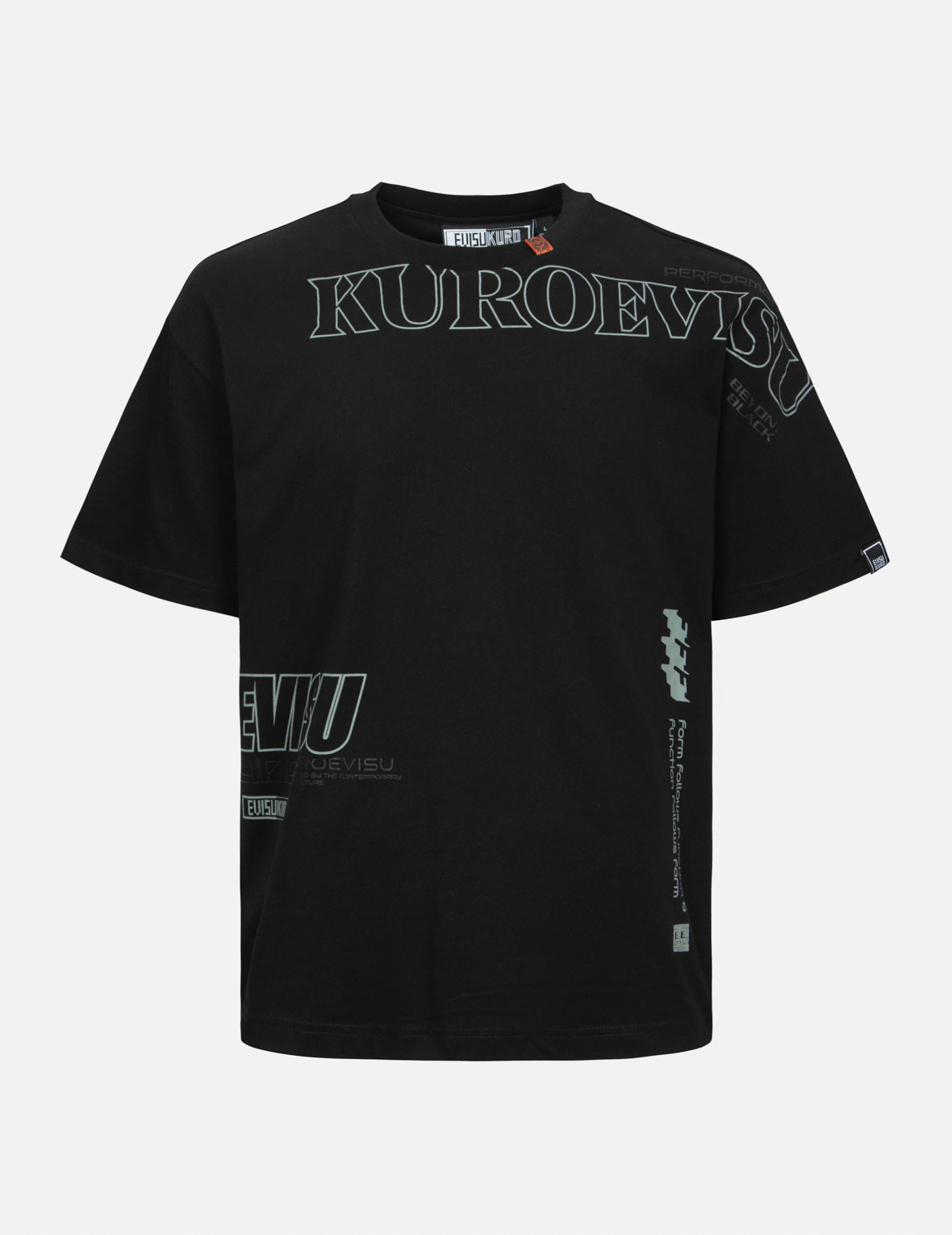 Logo and Slogan Print Fashion Fit T-Shirt