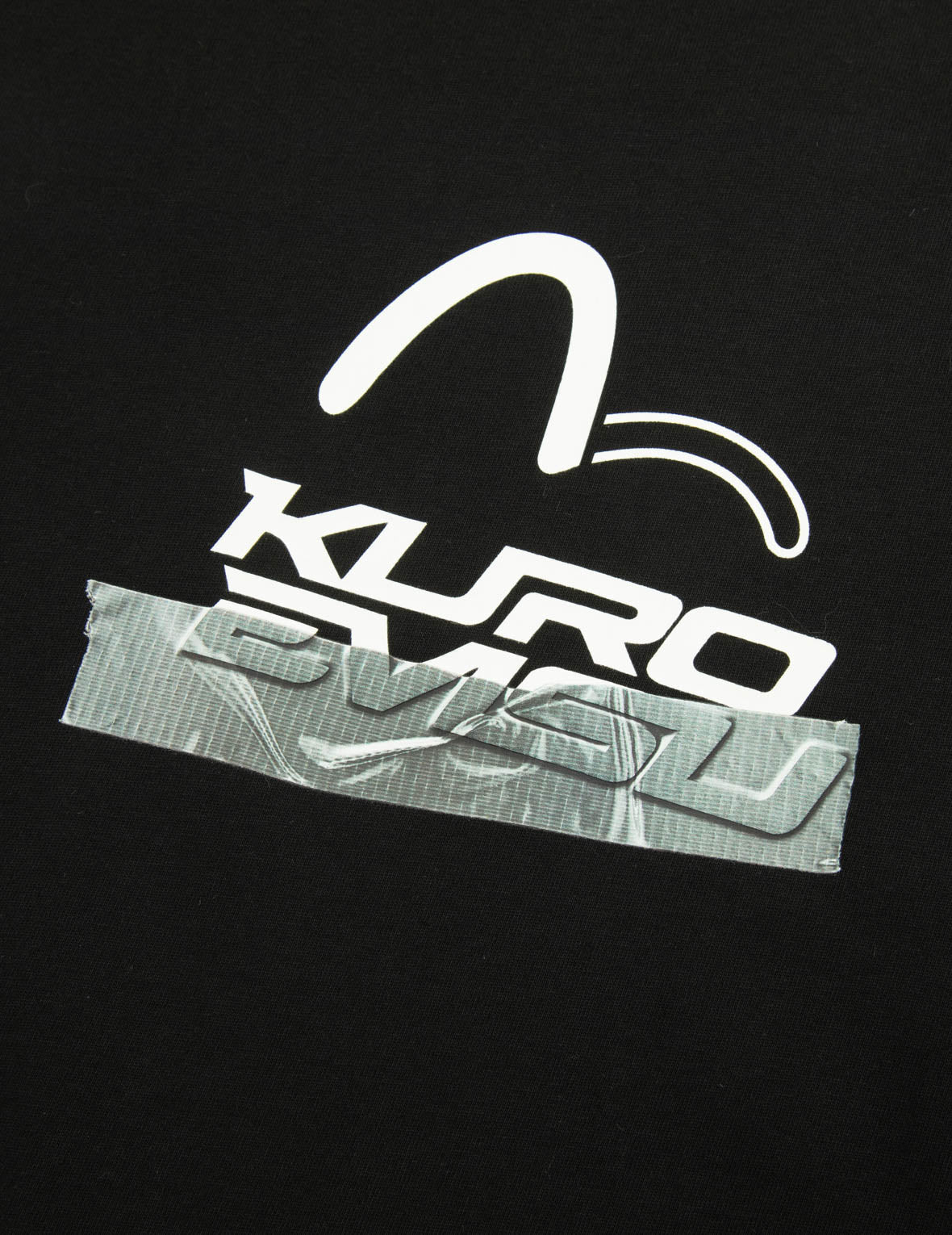 Logo and Tape Print Regular Fit T-shirt