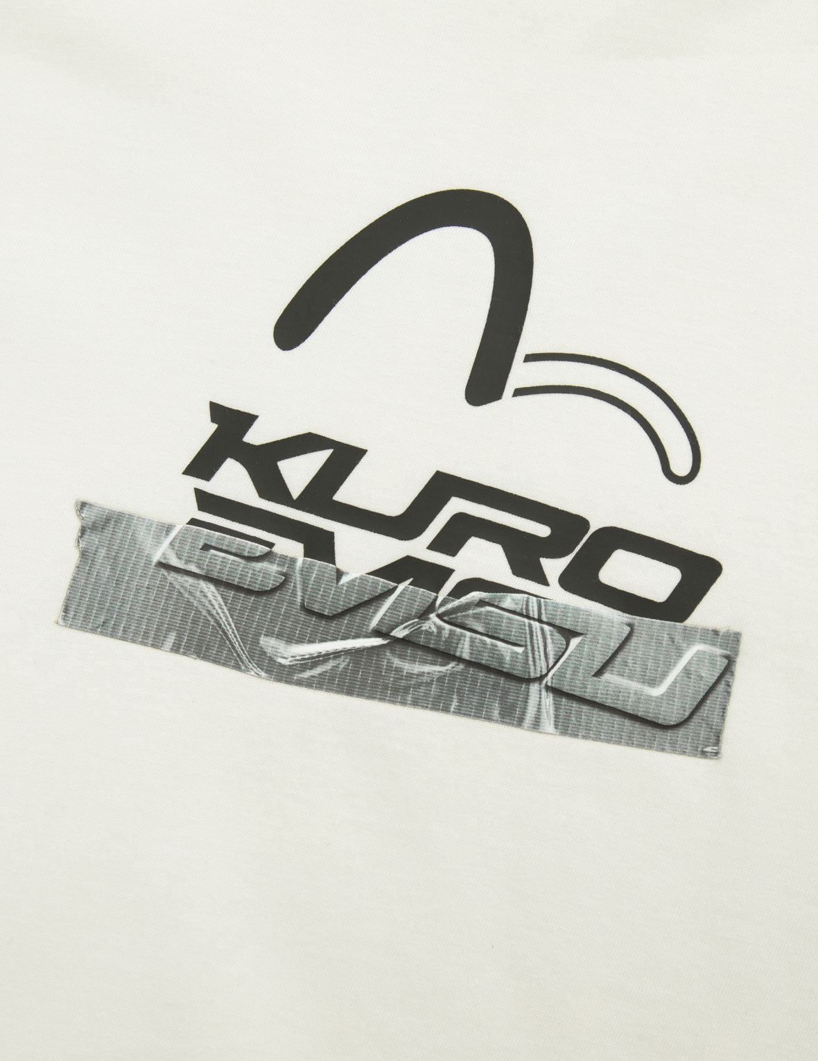 Logo and Tape Print Regular Fit T-shirt