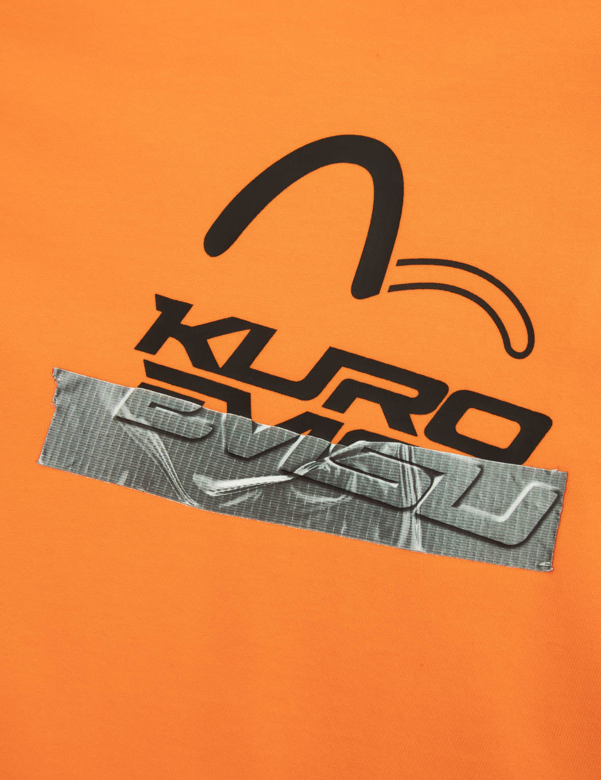 Logo and Tape Print Regular Fit T-shirt