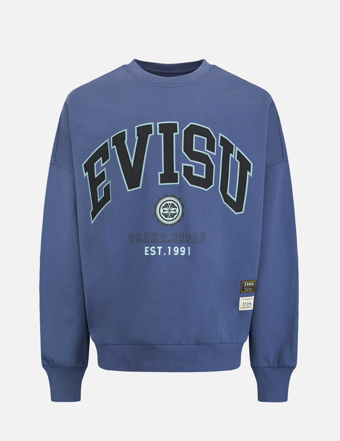 Retro Logo Print Oversized Sweatshirt