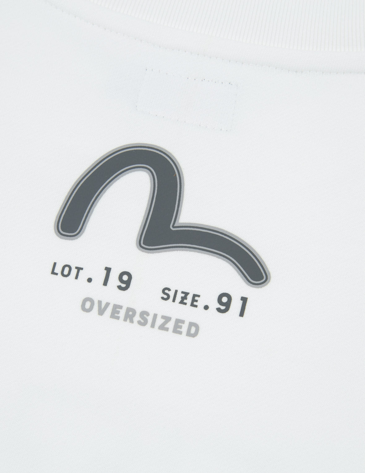 Retro Logo Print Oversized Sweatshirt