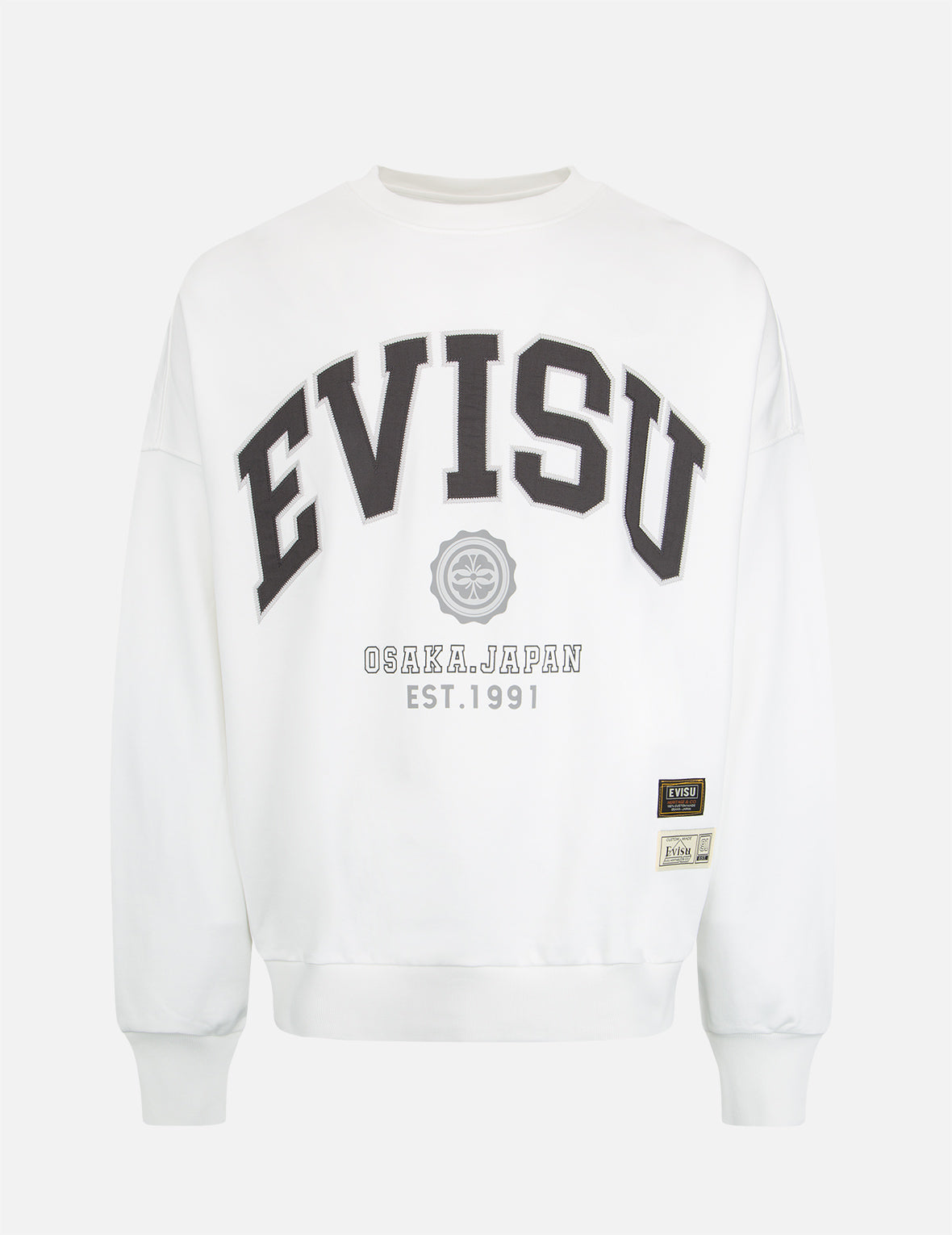 Retro Logo Print Oversized Sweatshirt