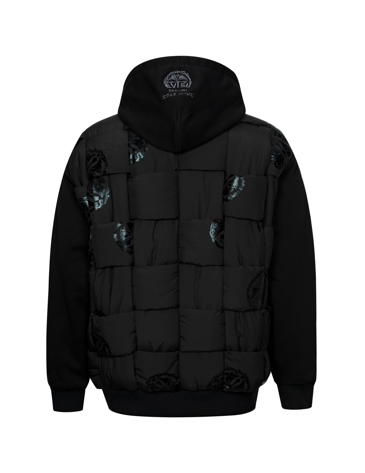 家花印花宽版飞行员夹棉外套