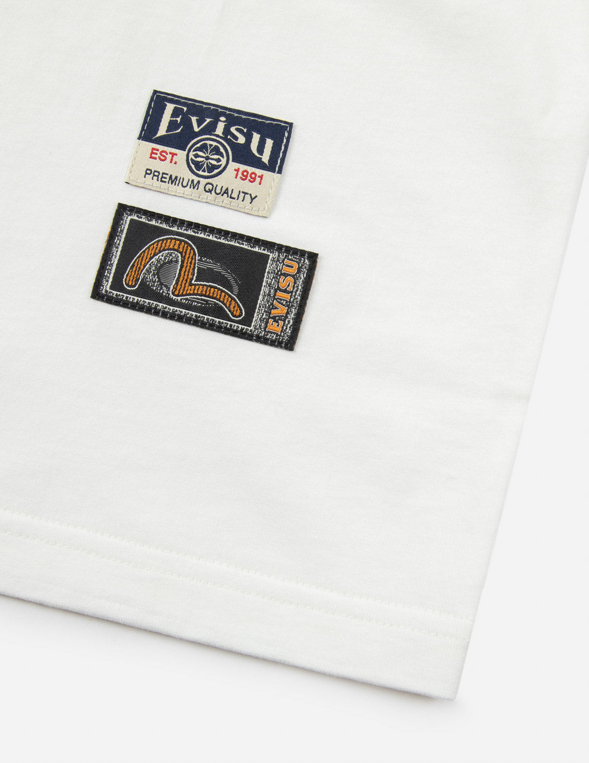 信乐狸和招财猫印花宽版T恤