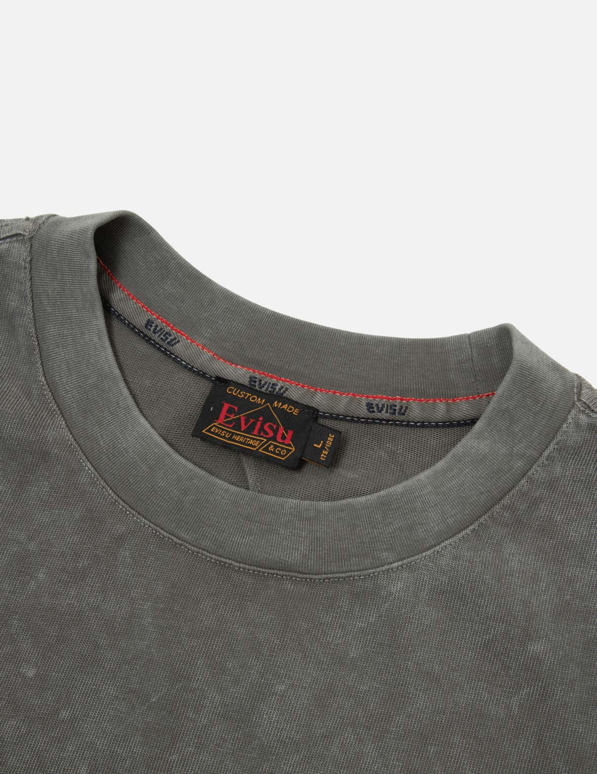 Seagull Embroidery Washed Relax Fit T-shirt