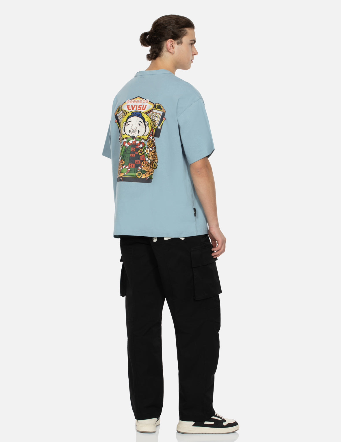 Lucky Slot Machine Print Loose Fit T-shirt
