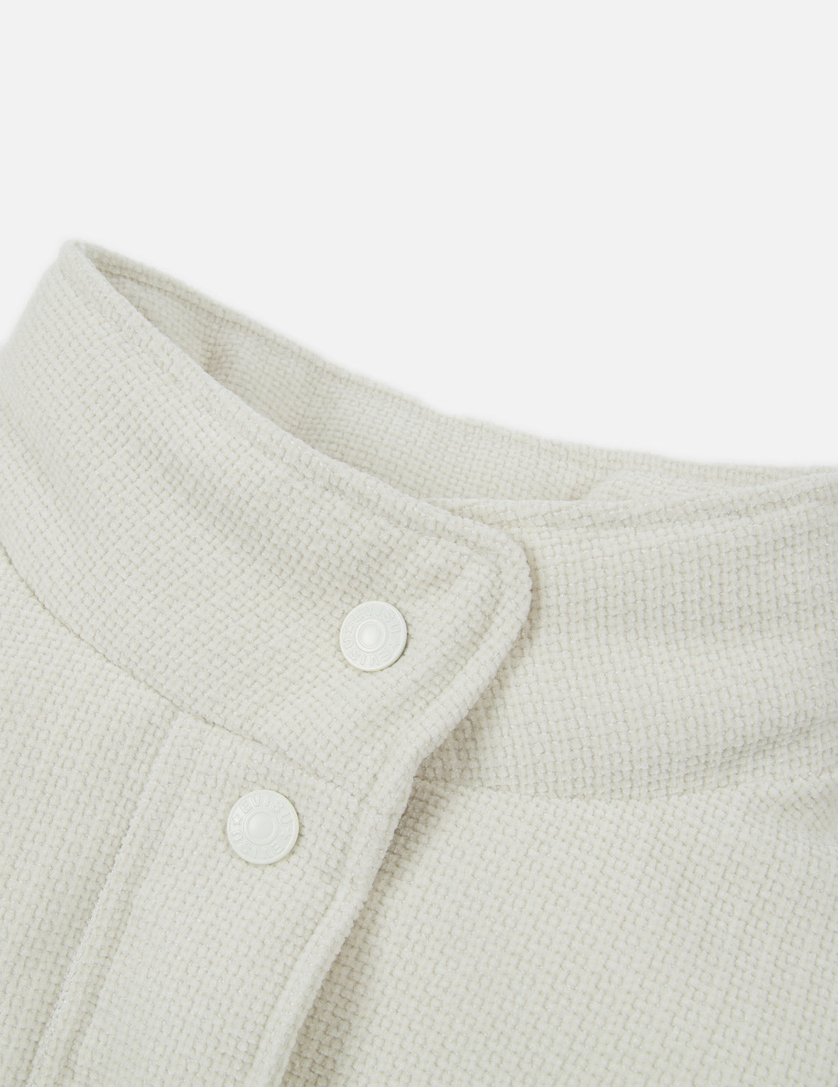 Seagull Appliqué Corduroy Down Jacket