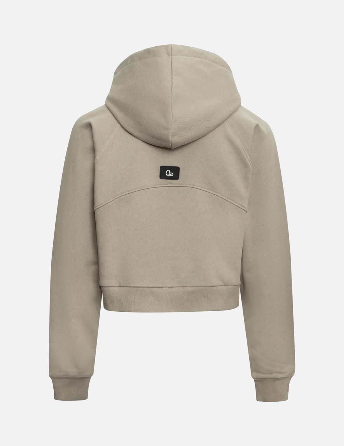 立体海鸥印花短款拉链卫衣