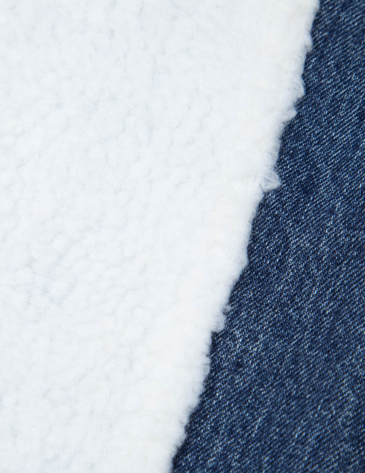 羊羔毛大M直筒牛仔短裤