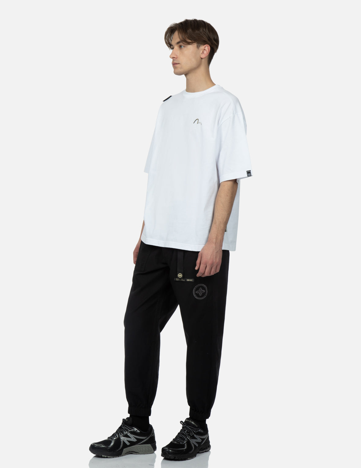 Monogram Embroidered Pannels Sweatpants