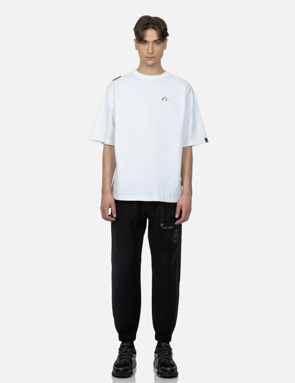 Monogram Embroidered Pannels Sweatpants