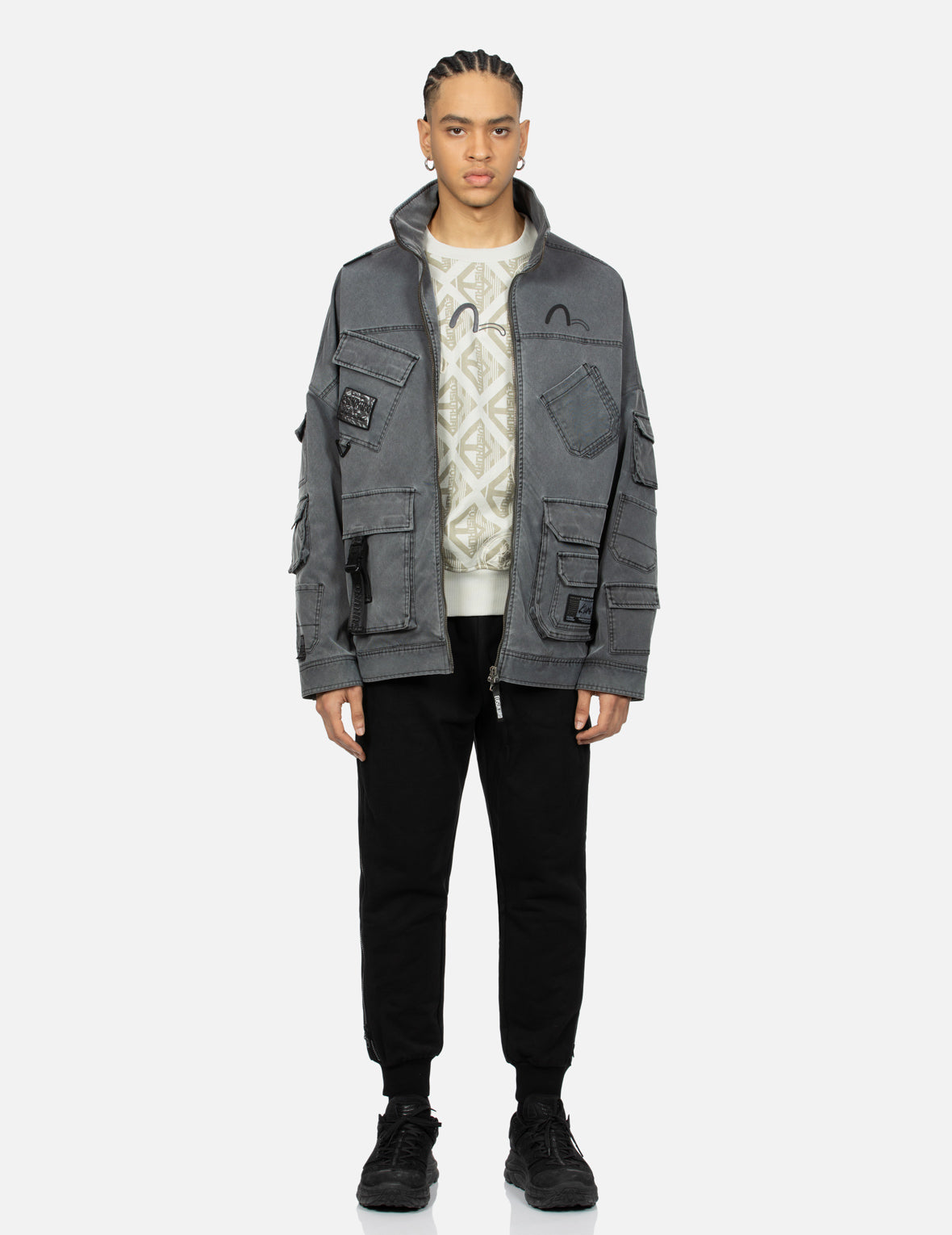 Multi Pocket Oversized Cargo Jacket
