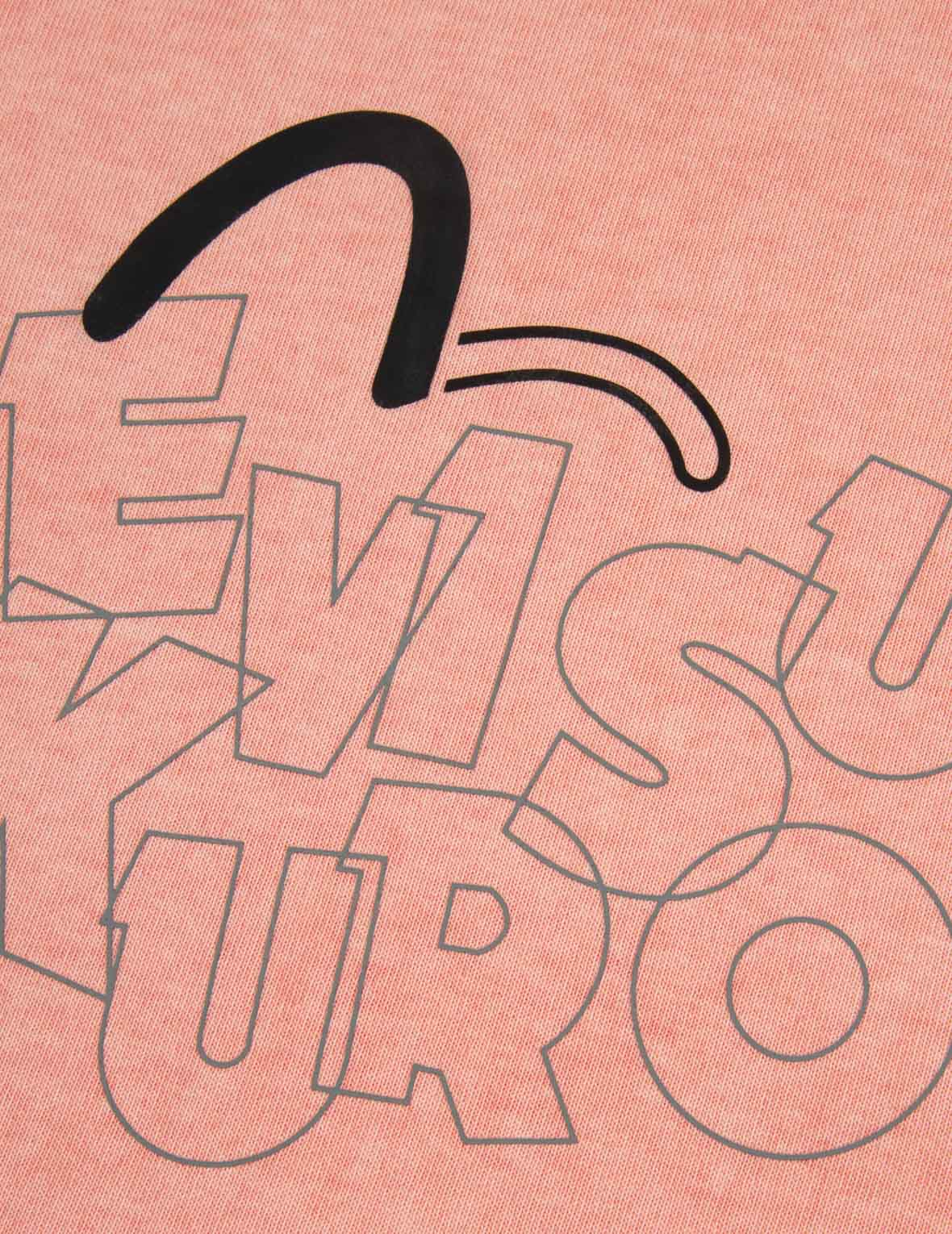 Multi Logo Print Oversized T-Shirt