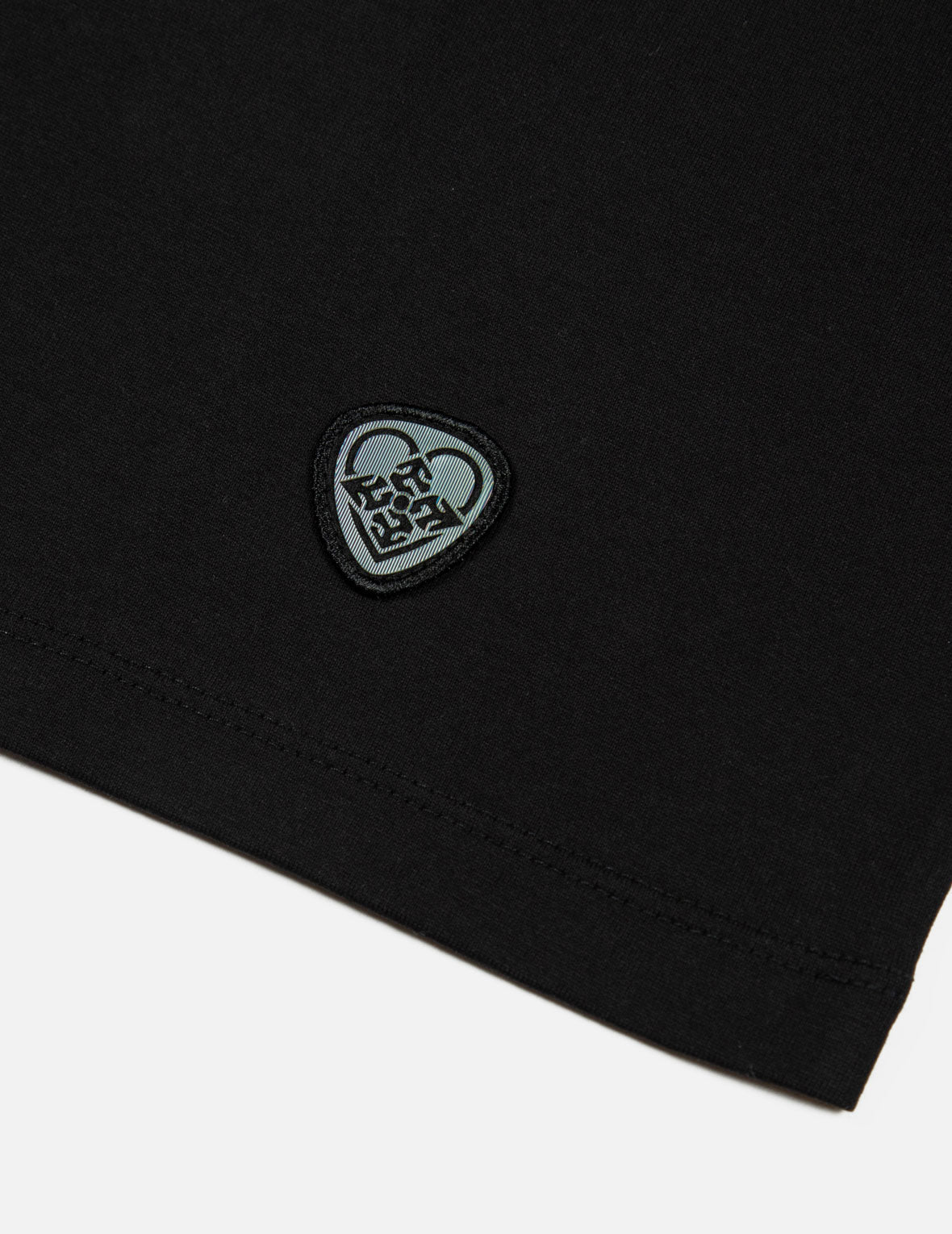 Y2K幻彩爱心地球印花宽版T恤