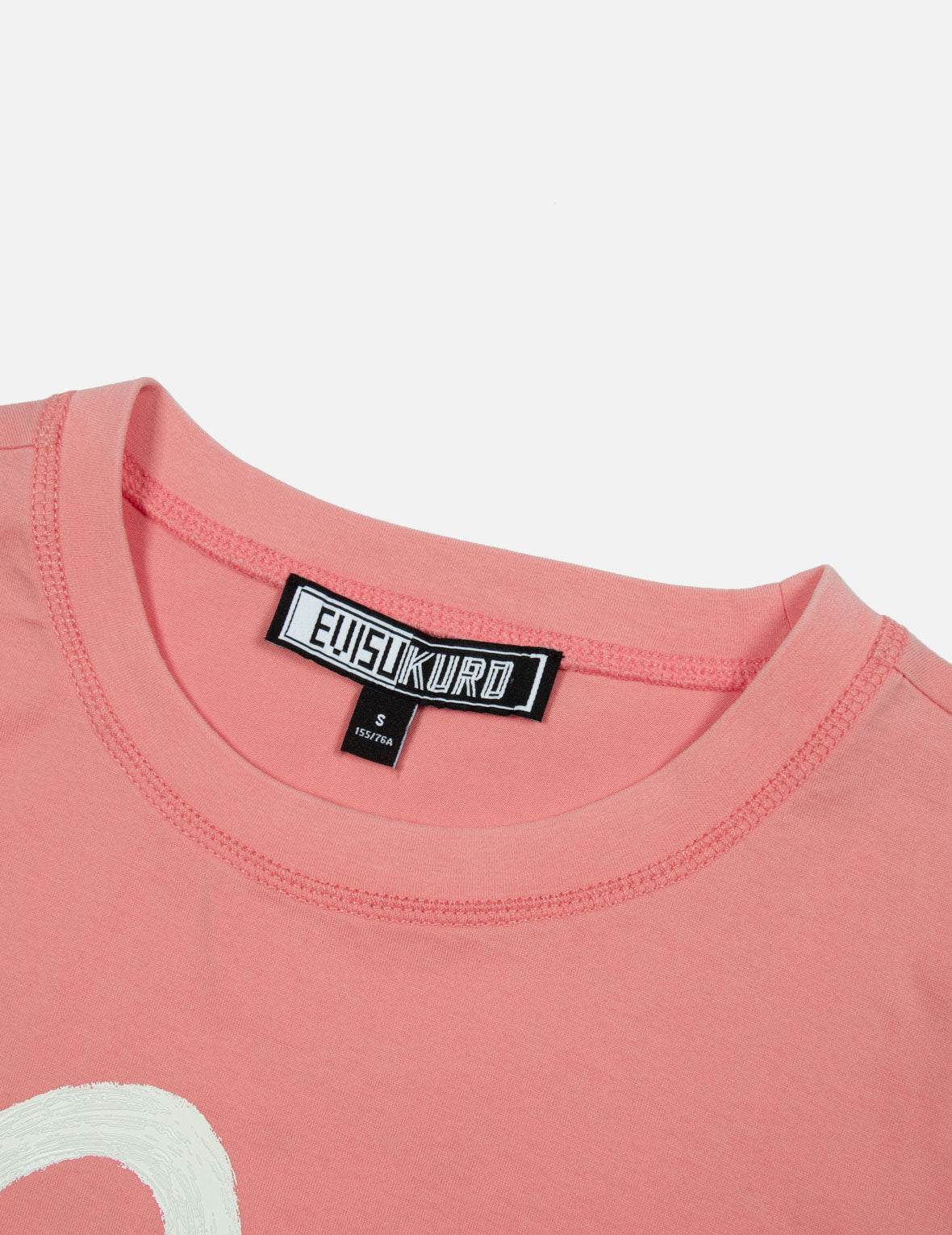 Brush Art Kamon Logo Printed Cropped T-shirt