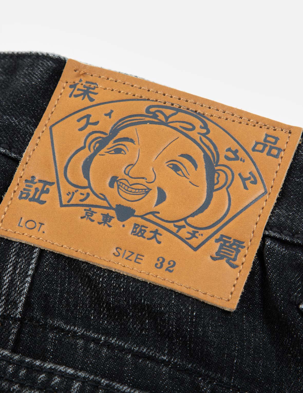 Seagull Print Cargo Denim Shorts