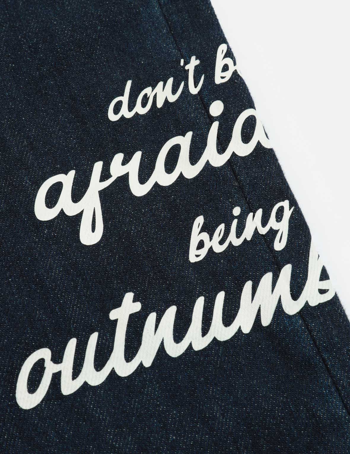 Slogan and Seagull Print Regular-Fit Jogger Pants