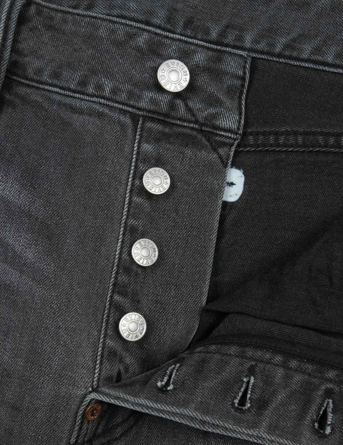 Washed Retro Ribbon Seagull Print Taper Fit Jeans #2017