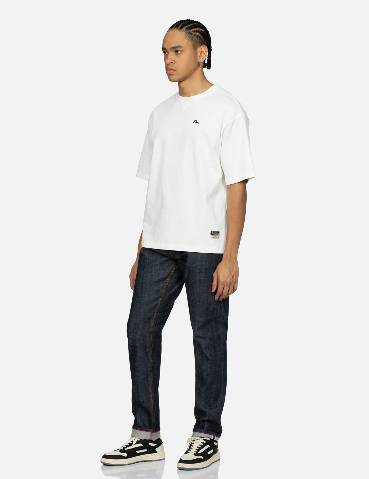 Panda Daicock Embroidery Taper Fit Jeans #2017