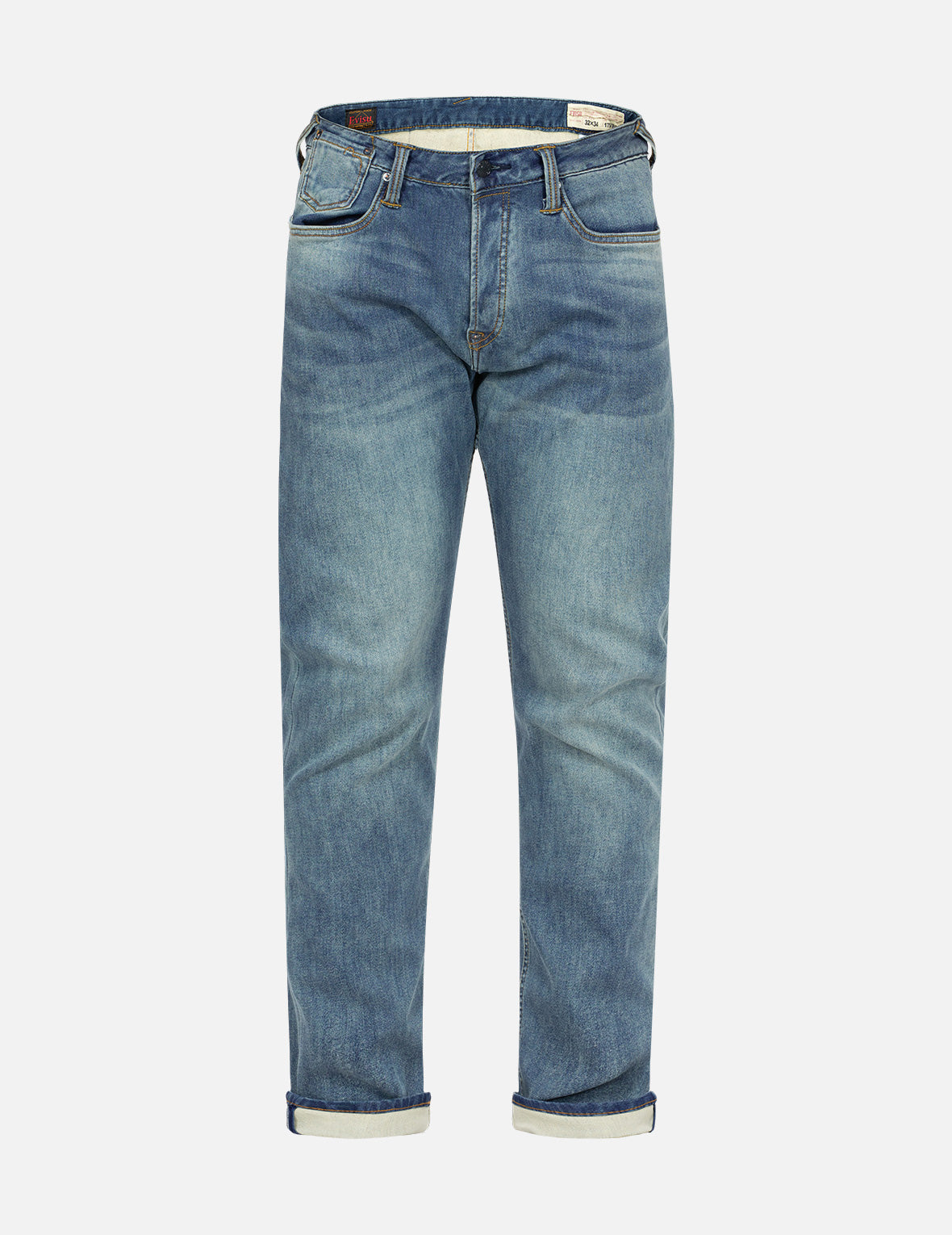 Multi-logo Daicock Print Taper Fit Denim Jeans #2017
