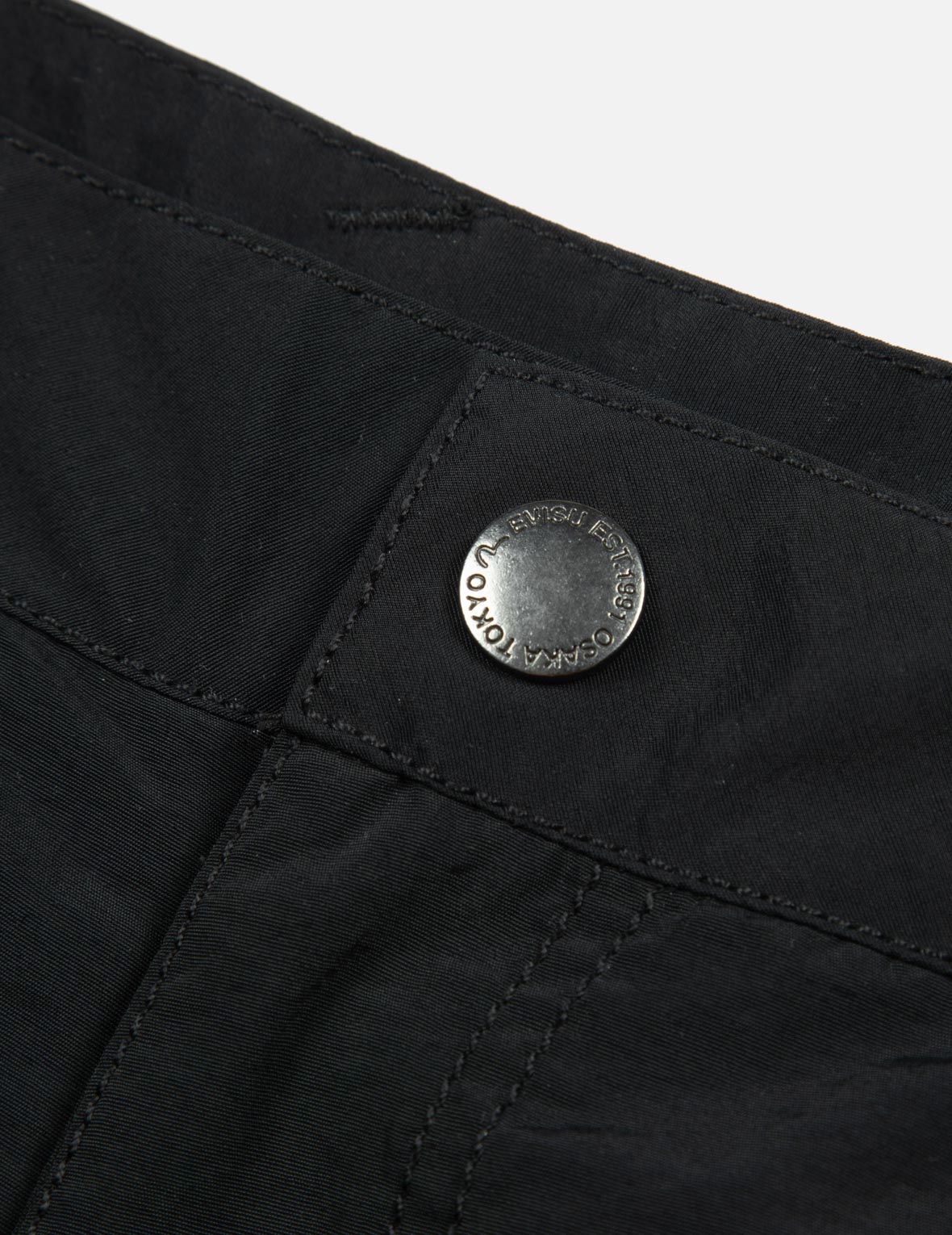 佛头和家花切割大M印花宽版休闲束口裤