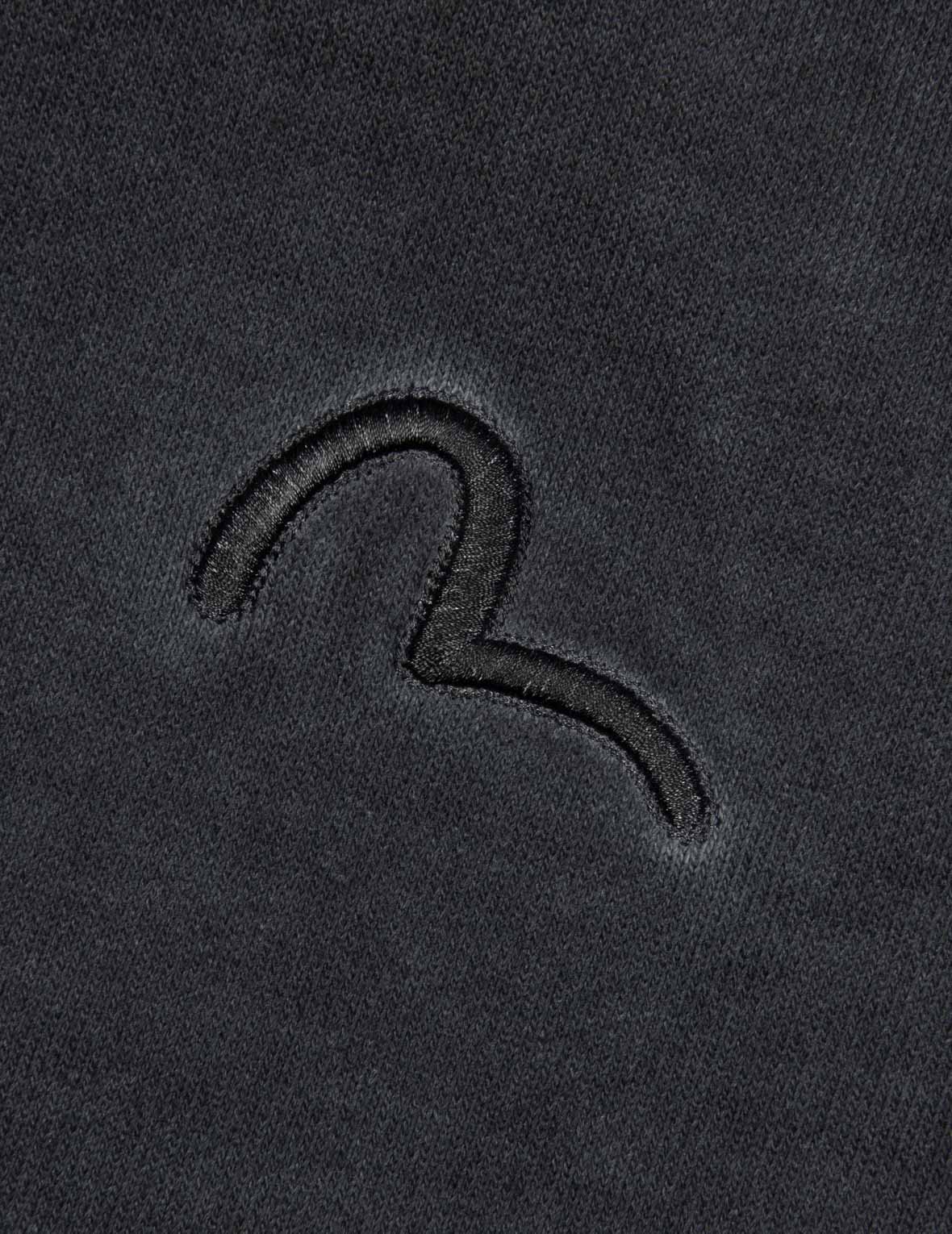 Seagull and Logo Print Relax Fit Hoodie