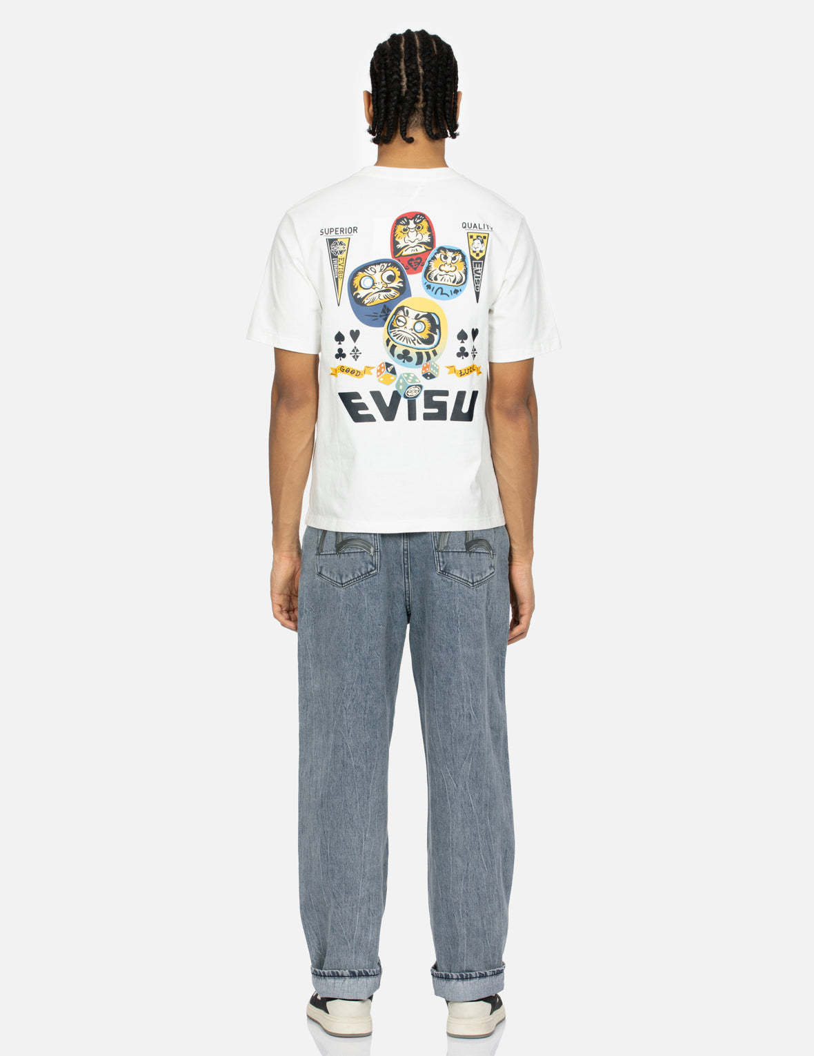 Playful Daruma Print Regular Fit T-shirt