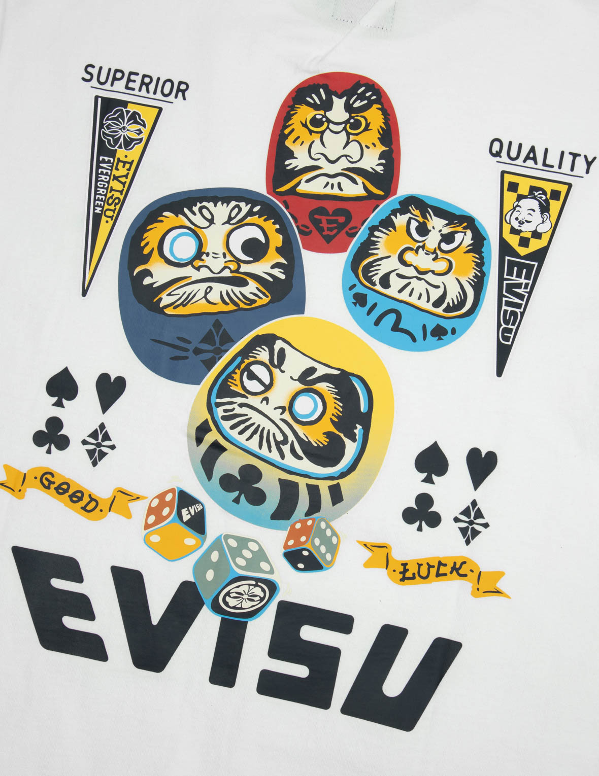Playful Daruma Print Regular Fit T-shirt