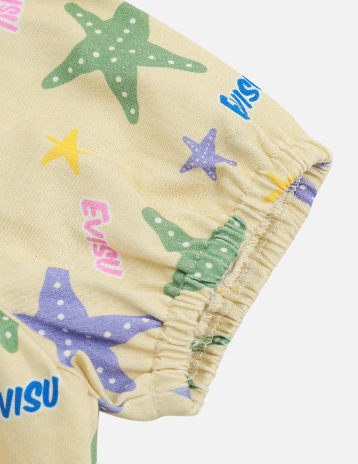 Allover Logo and Starfish Print Regular Fit Dress