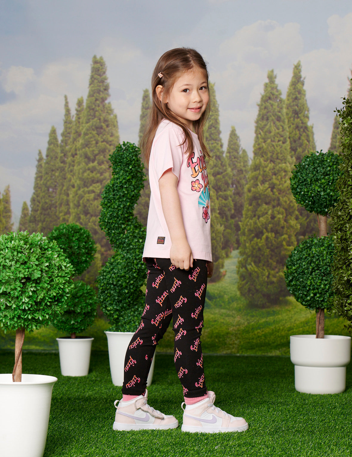 Bear in Kimono Graphic Print Regular Fit T-shirt