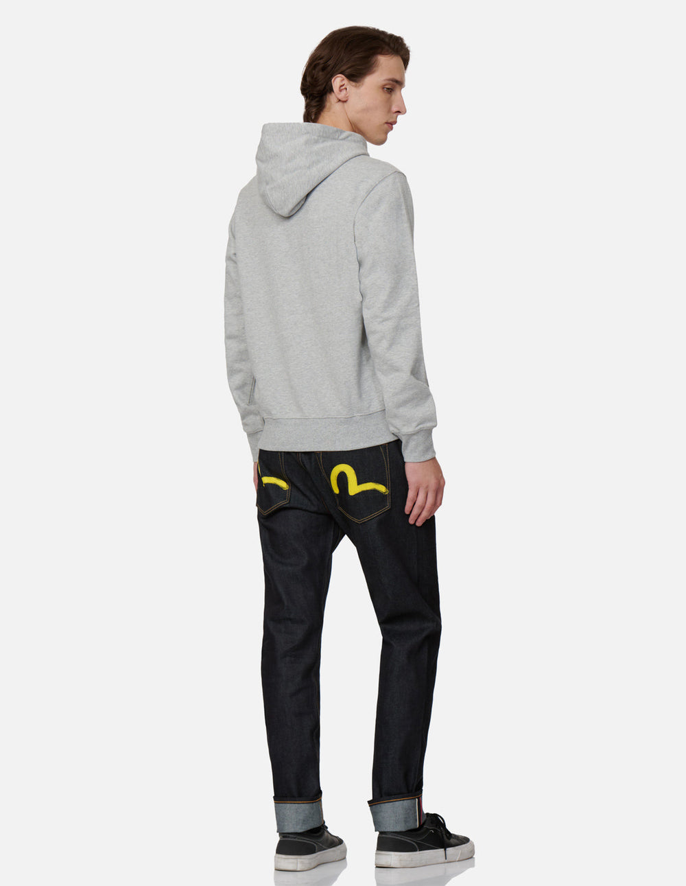 Yellow Seagull Print Taper-Fit Jeans #2017 – EVISU