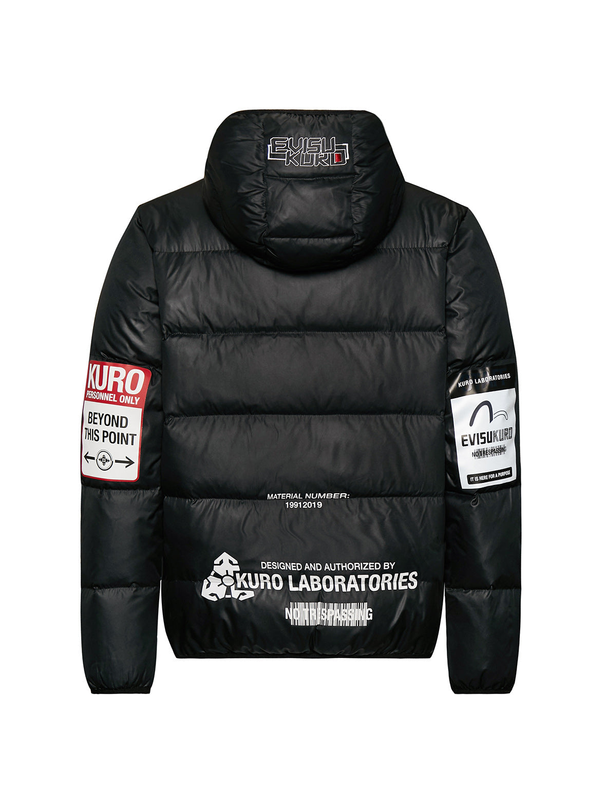 Laboratory Print Puffer Jacket