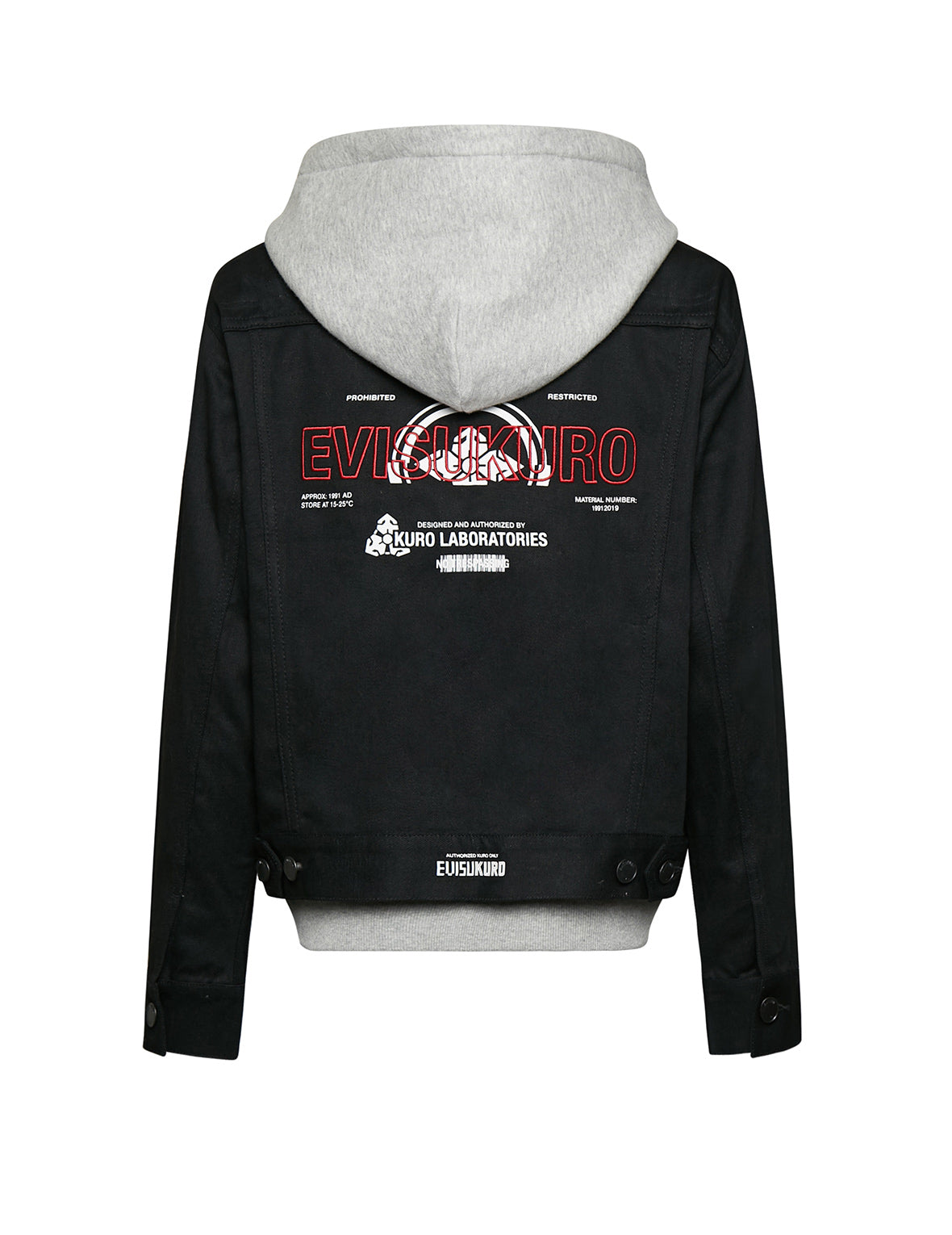 Mock 2-in-1 Zip Hoodie