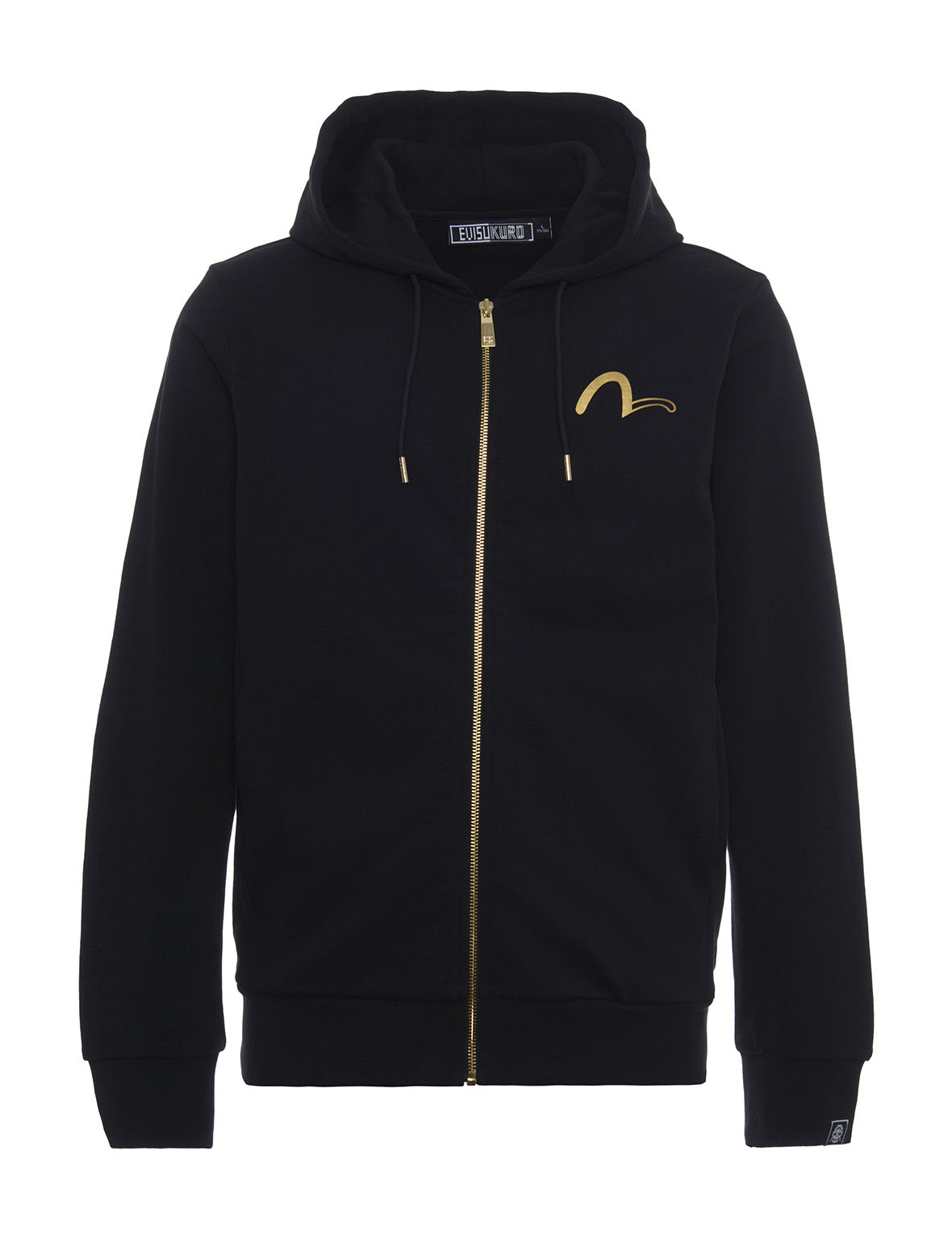 Heraldry Printed Zip-up Hoodie