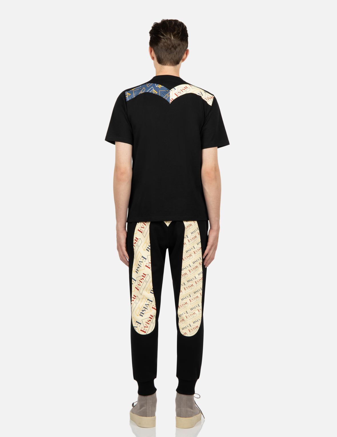 Logo Pattern Daicock Print T-shirt – EVISU