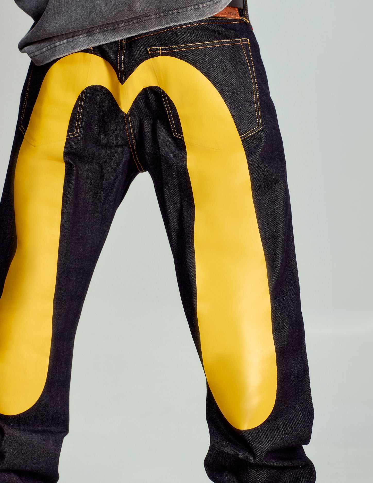 PRE-ORDER] Daicock Print Baggy-Fit Jeans #2000 – EVISU