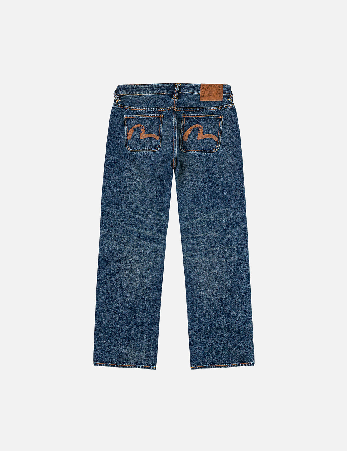 Distressed Seagull Print Regular Fit Denim Jeans – EVISU
