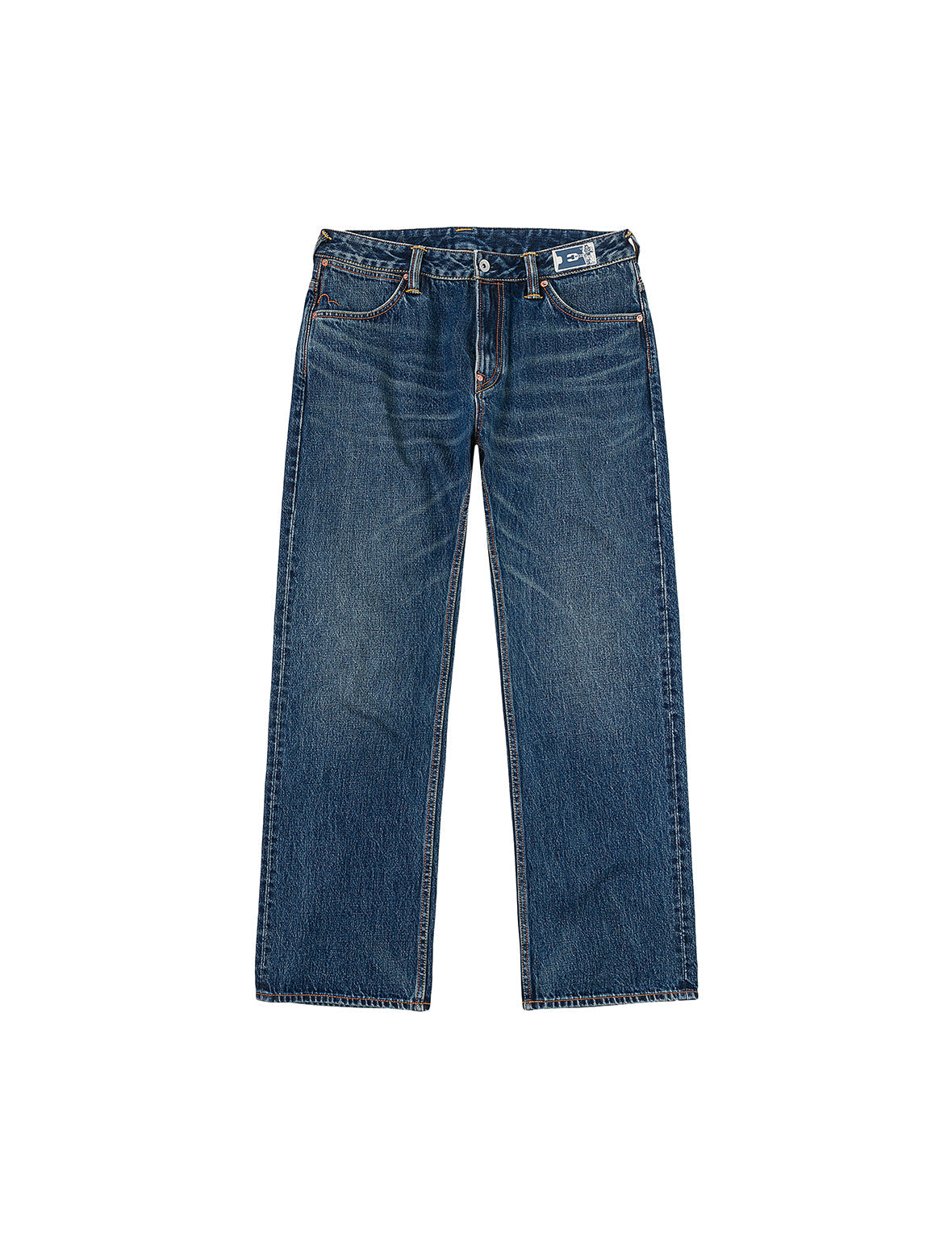 Distressed Seagull Print Regular Fit Denim Jeans – EVISU