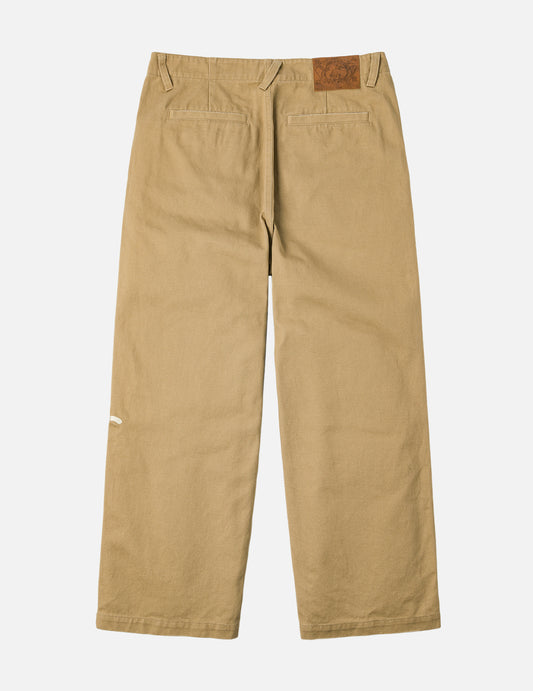 Seagull Embroidery Regular Fit Chinos