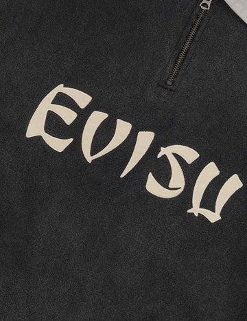 Logo Appliqué Regular Fit Half-Zip Color-Blocking Sweatshirt