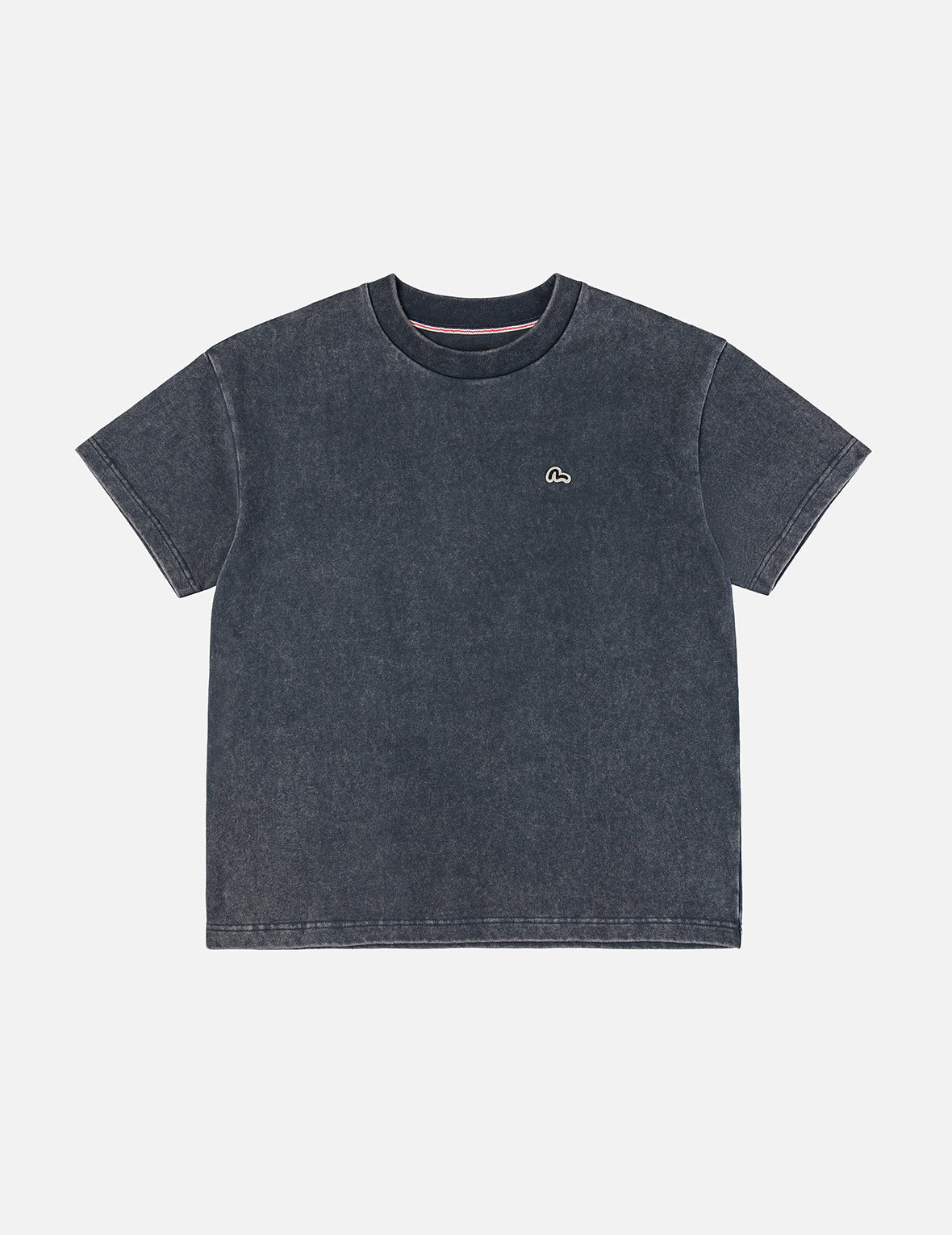 Logo and Seagull Embroidery Relax Fit T-shirt