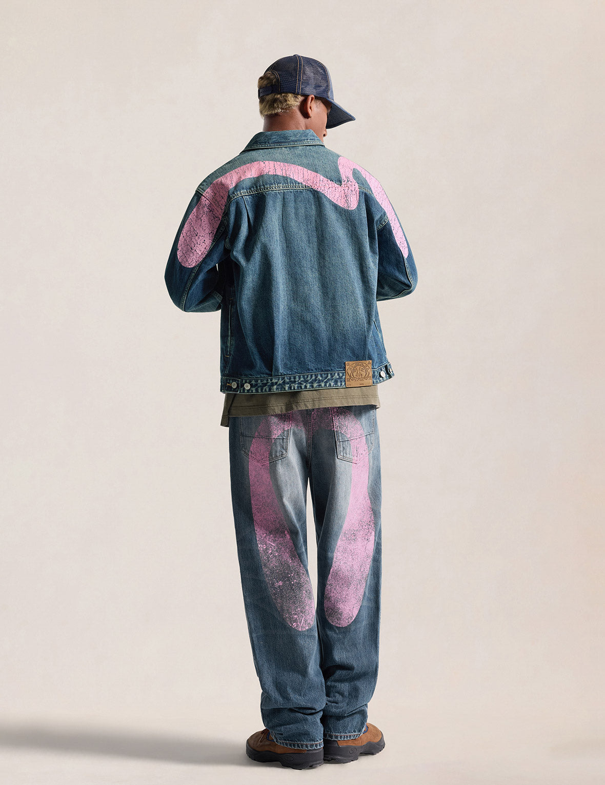 Pink Daicock Denim Jacket