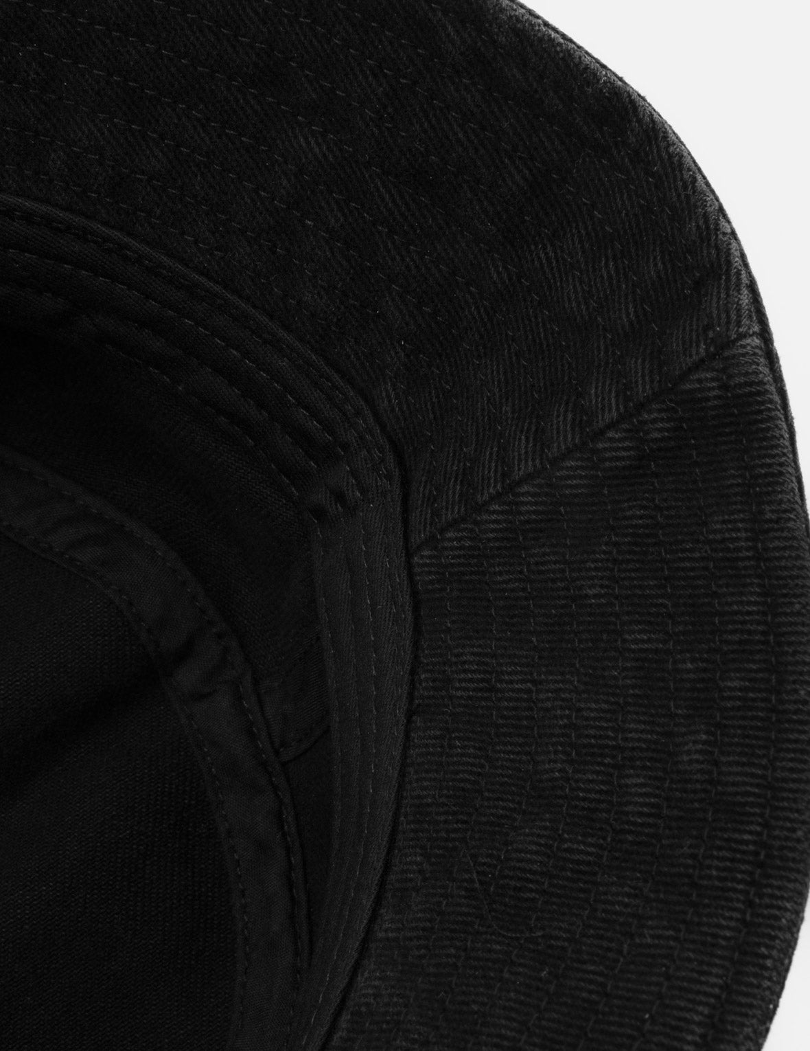 Rose Embroidery Denim Bucket Hat