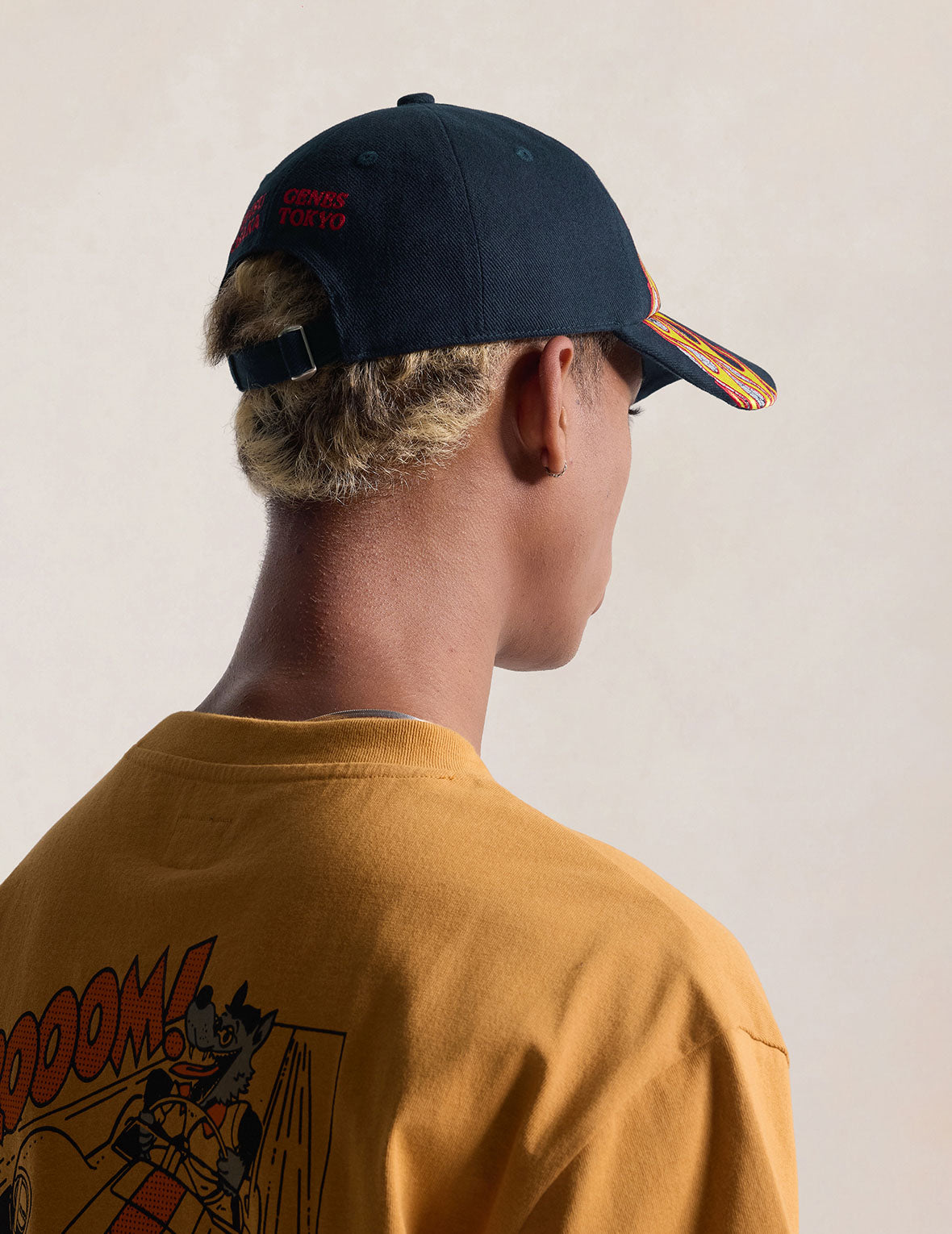 Flaming Daicock Embroidered Baseball Cap