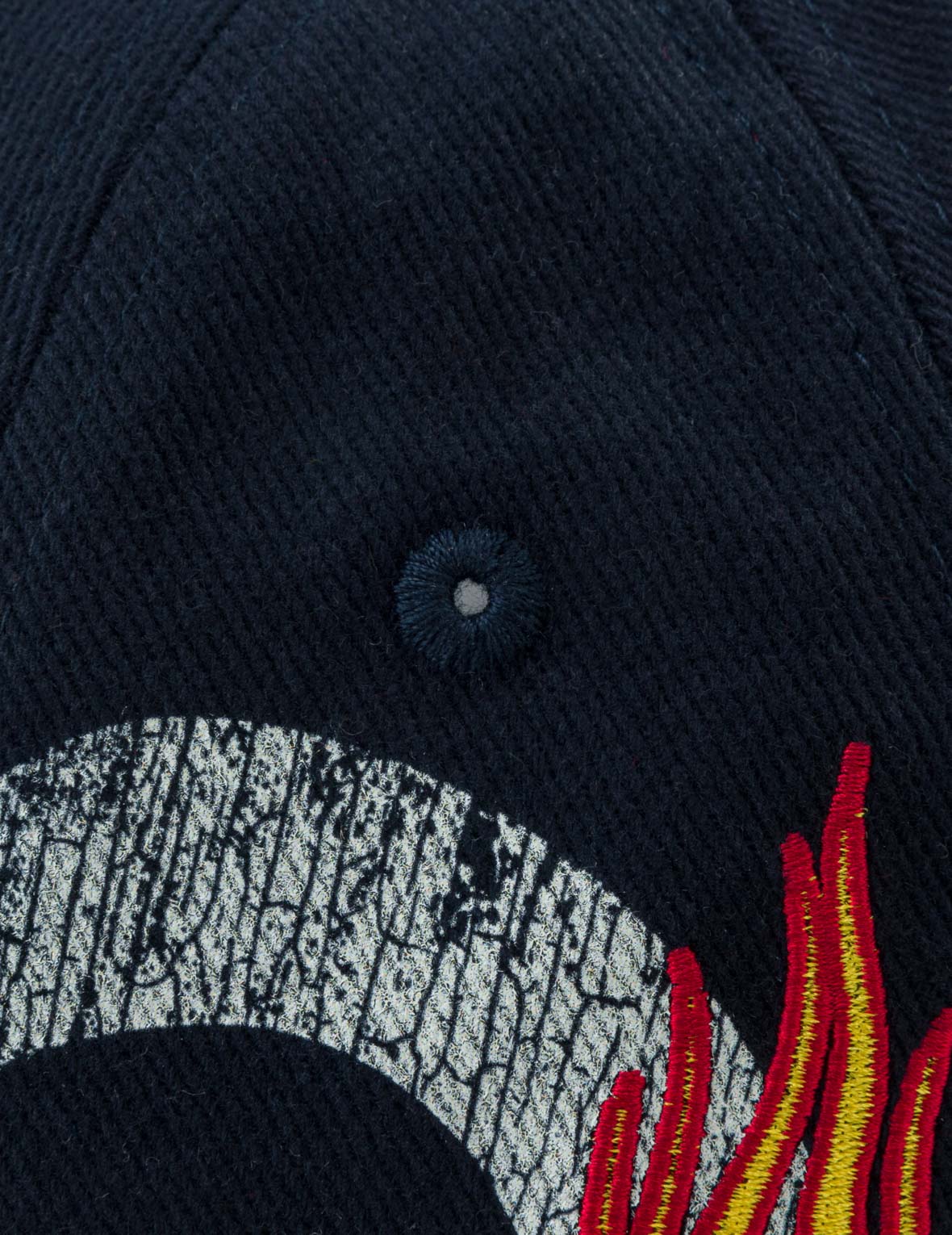 Flaming Daicock Embroidered Baseball Cap