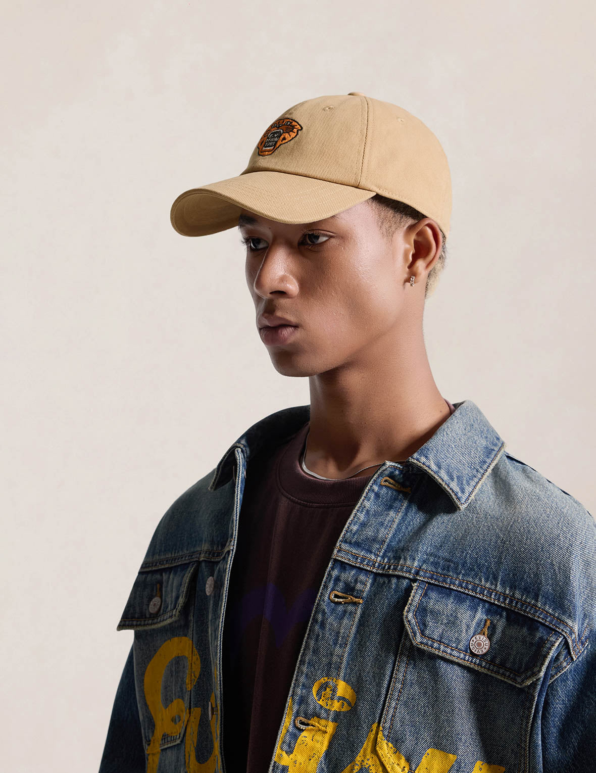 Tiger Head Embroidery Baseball Cap