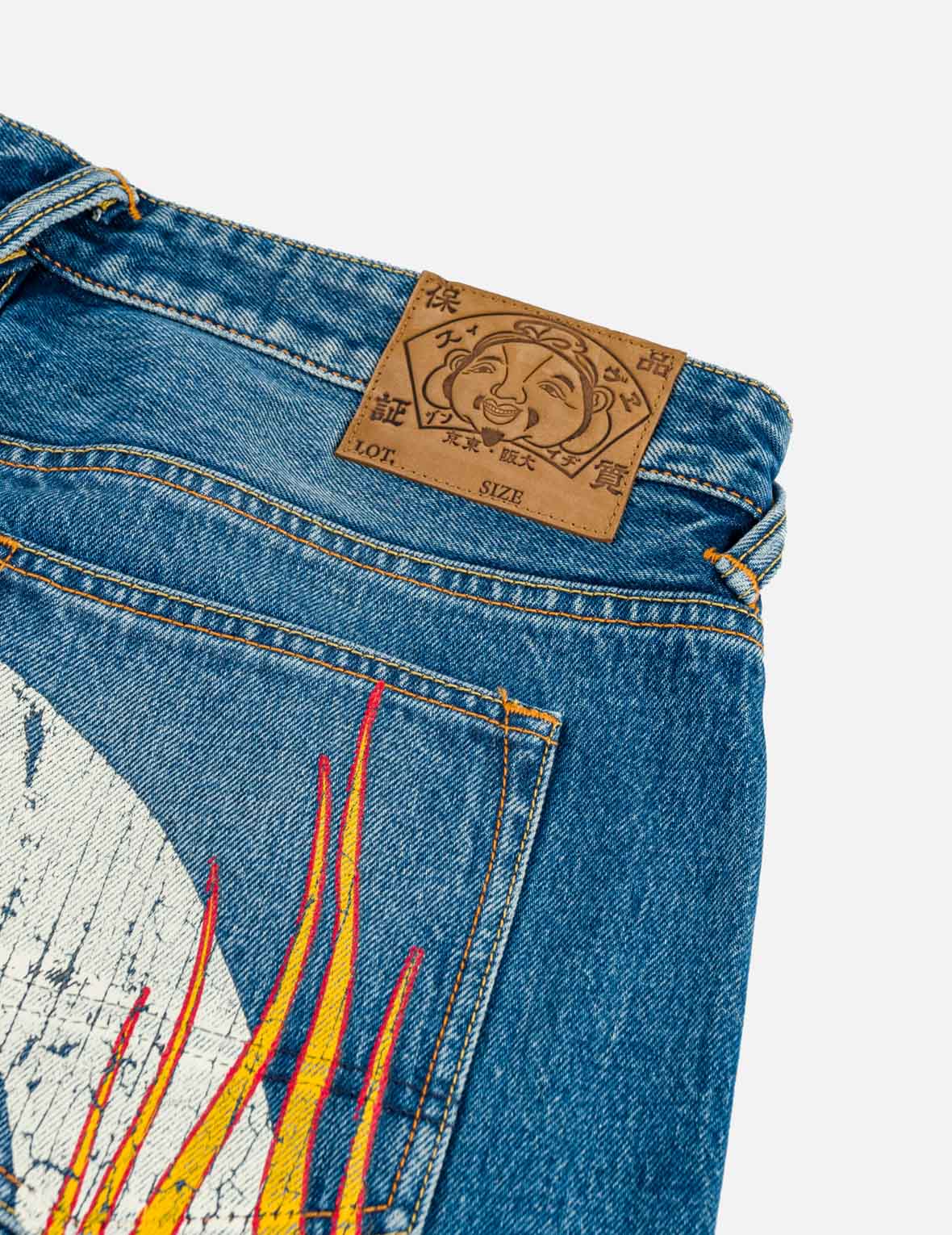 Flaming Daicock Print Regular Fit Jeans – EVISU